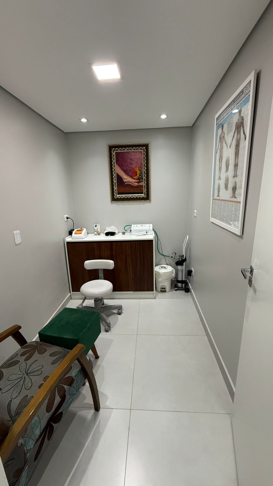 Espaço de atendimento da clínica